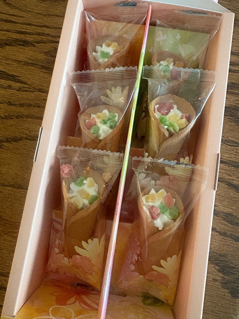 開けた瞬間幸せな可愛いお菓子の画像