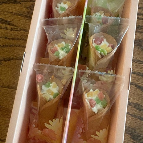開けた瞬間幸せな可愛いお菓子の画像