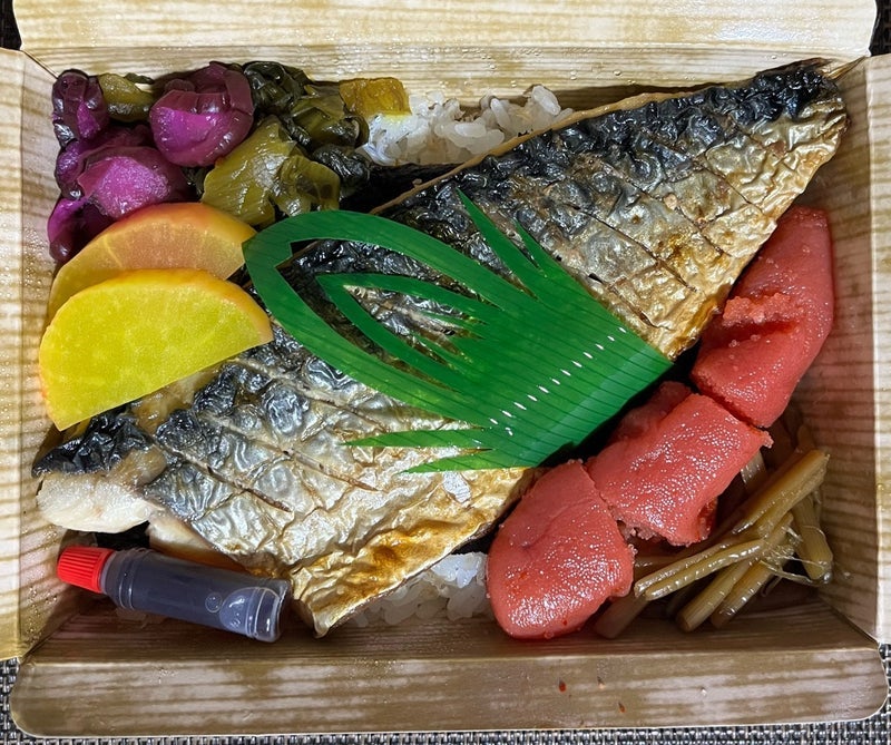 モモコ夫 堪能した持ち帰り鯖弁当の画像