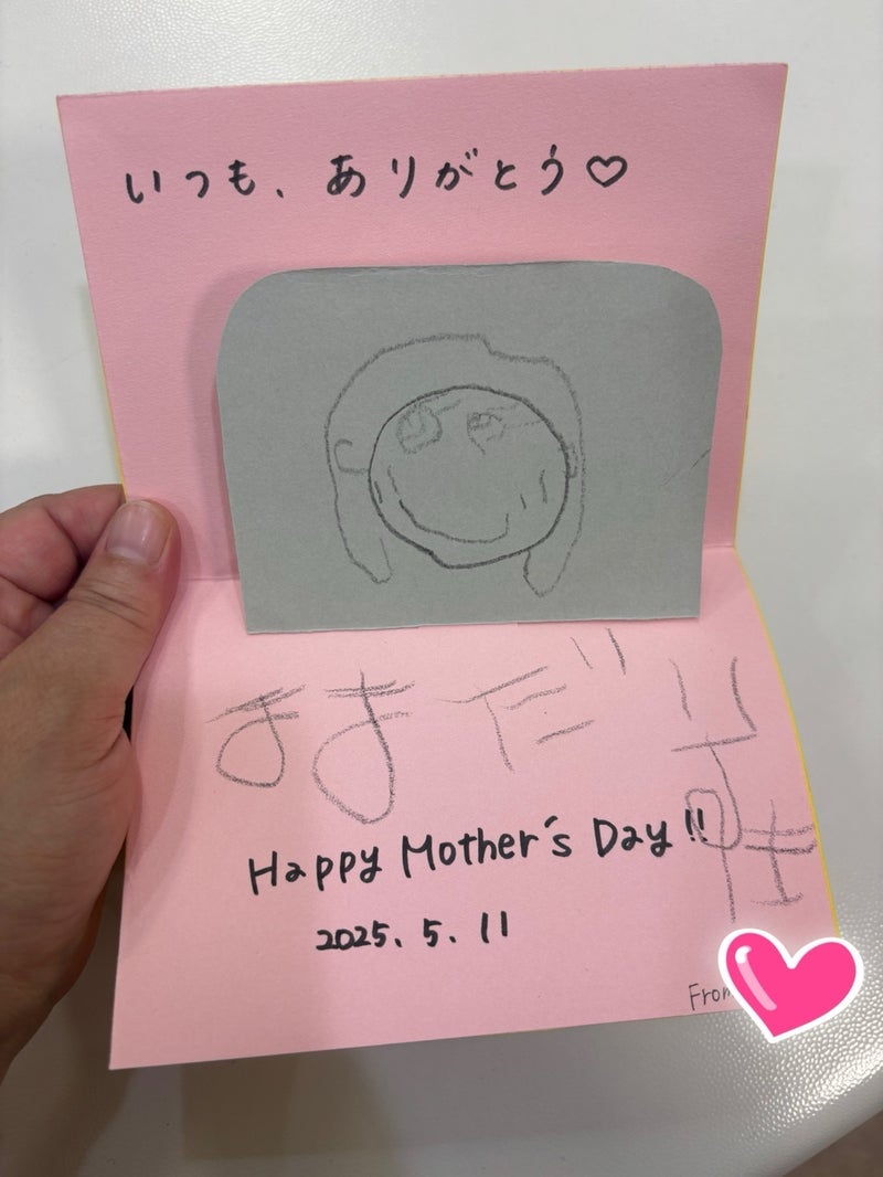 ニッチェ江上 朝に子から贈り物