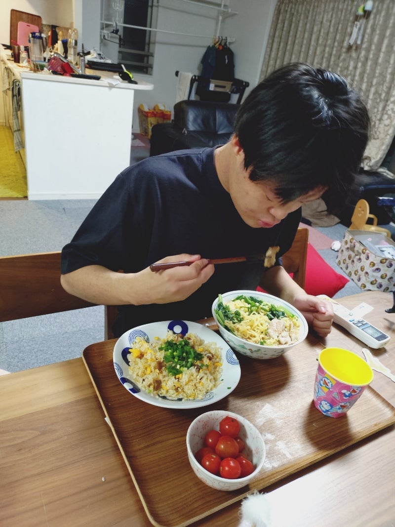 山田花子 ペロリと食べた長男の夕食の画像