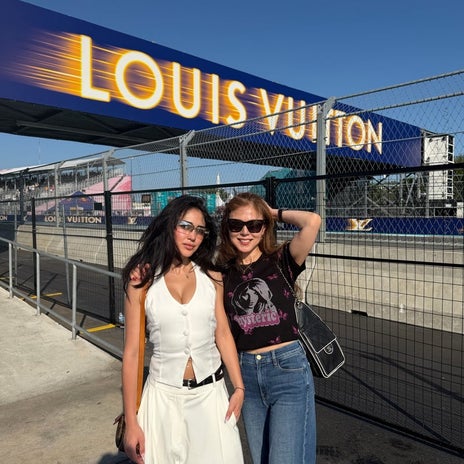武田久美子 娘とのF1グランプリの画像