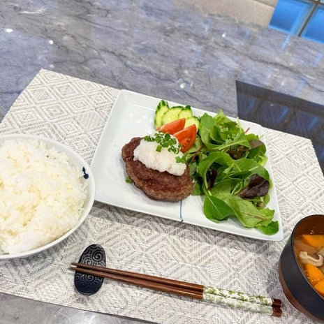 堀ちえみの夫 和風おろしハンバーグの画像