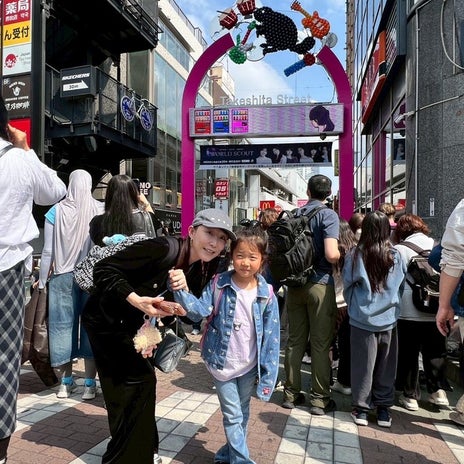 小原正子 充実した一泊二日の親子旅の画像