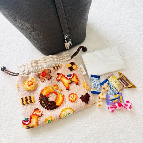 エルメスのバッグのリアルな中身の画像