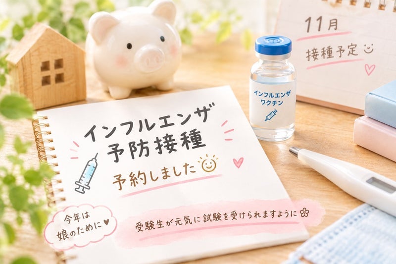 娘のインフルエンザ予防接種のお値段の画像