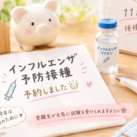 娘のインフルエンザ予防接種のお値段の画像