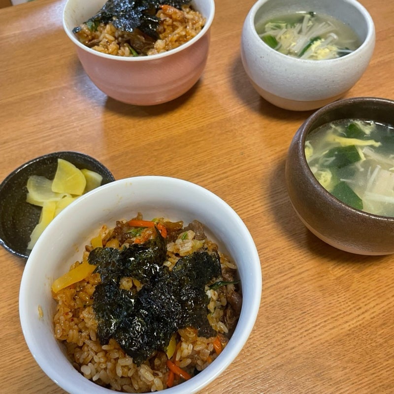 娘が作ってくれた本当に美味しい夕飯の画像
