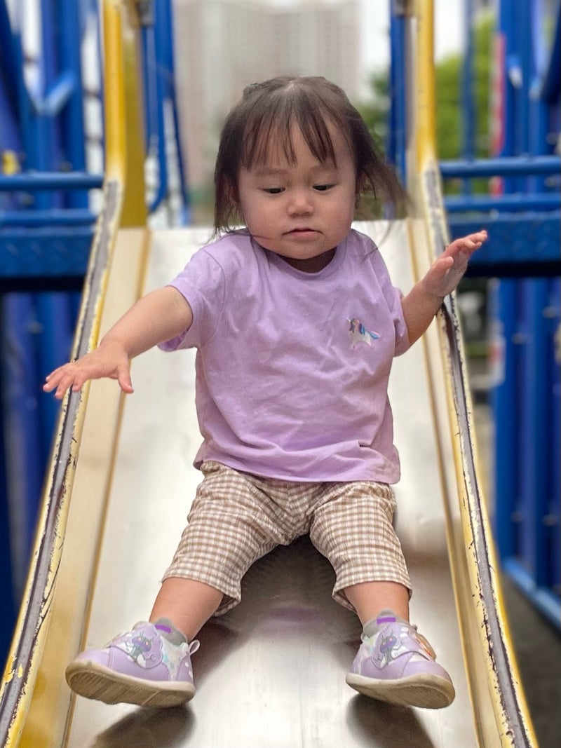 山本 滑り台で遊んだ後に食べたパンの画像