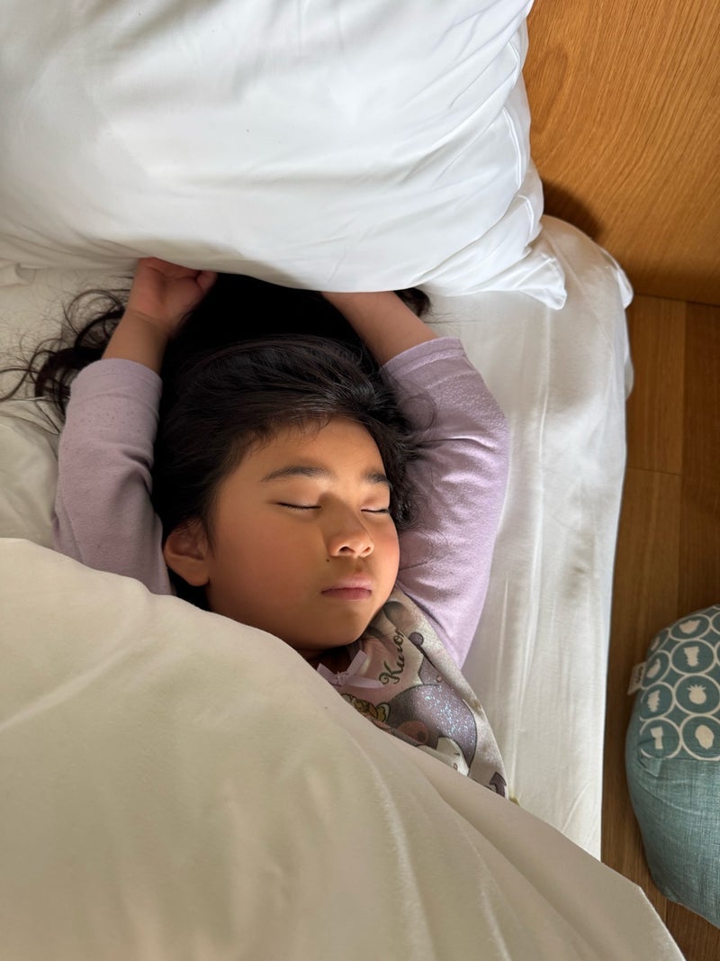 クロ 娘の寝顔を見て改めて思うことの画像