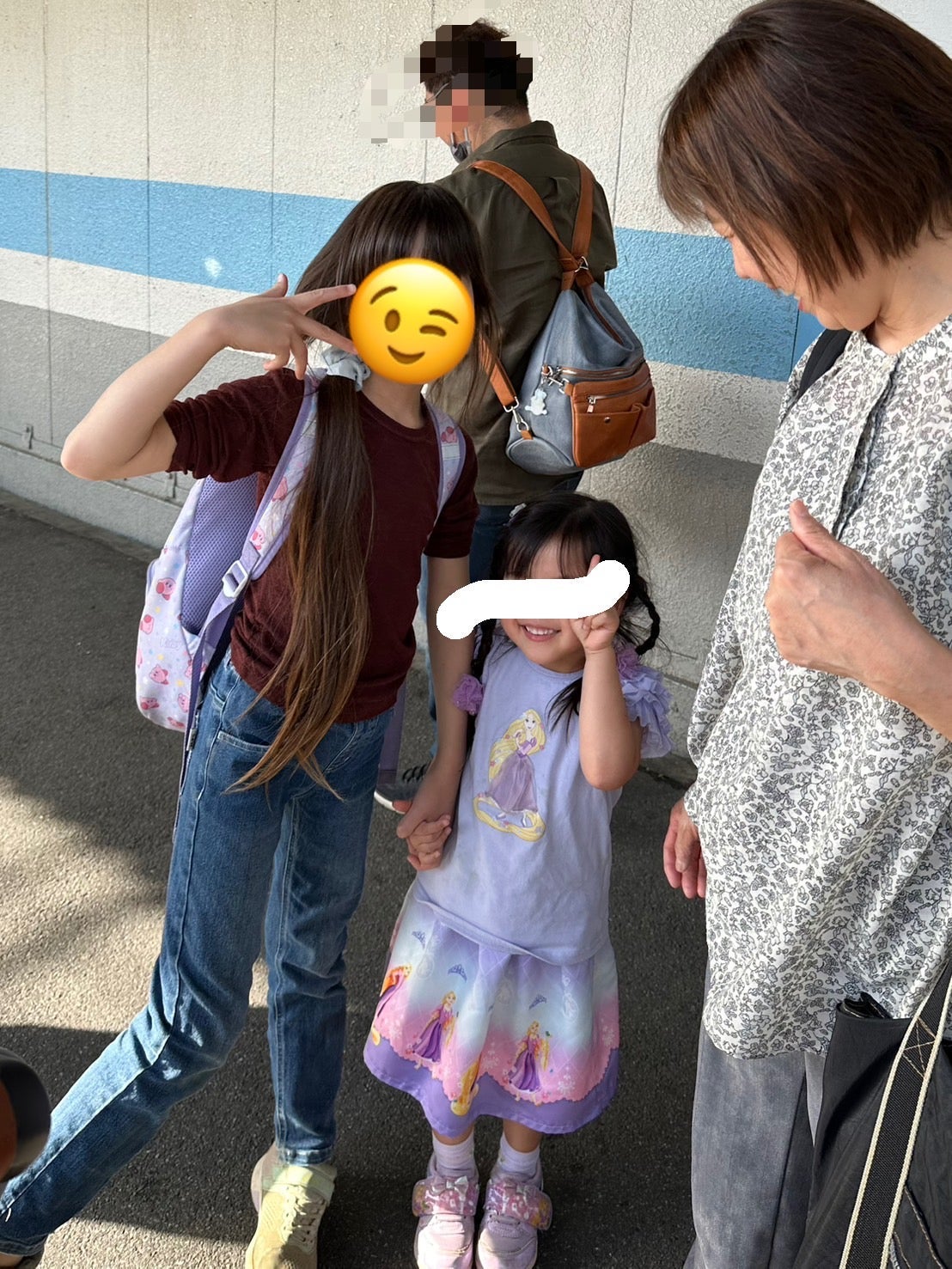 母主催のお泊まり会に行った長女