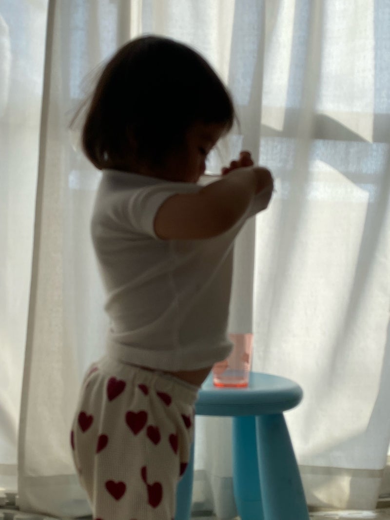 ゆってぃ 置くのが怖い二度寝中の子の画像