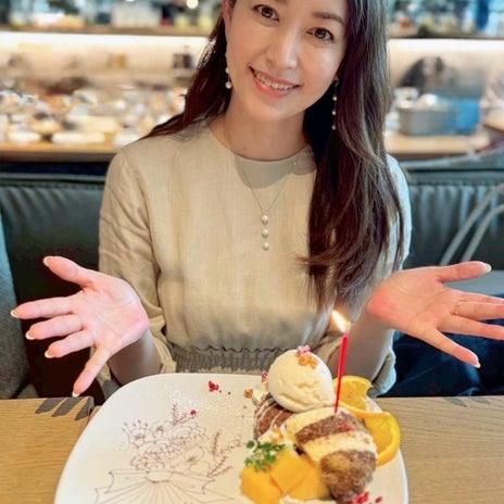 細川直美 少し早い誕生日をお祝いの画像