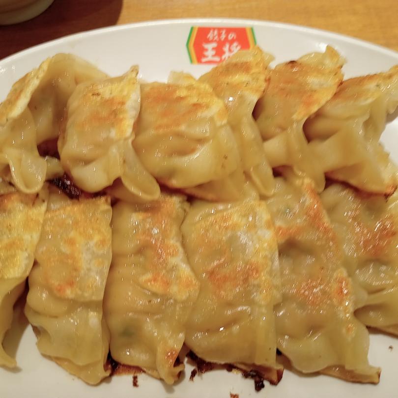 アプリ使い無料で食べられた餃子の画像