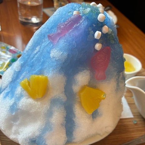 注文を間違えたかと思ったかき氷の画像