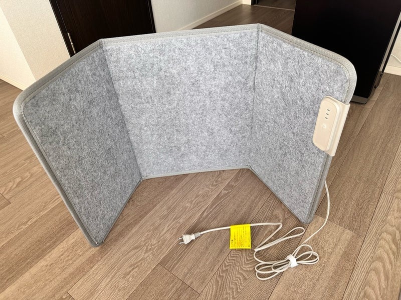 隙間に収納できるお気に入りの暖房の画像