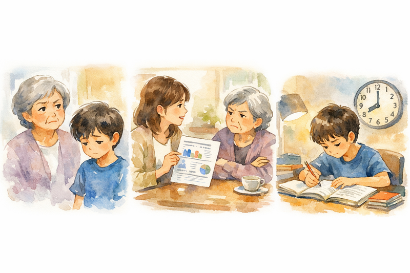 息子の高いIQの話が面白くない母の画像