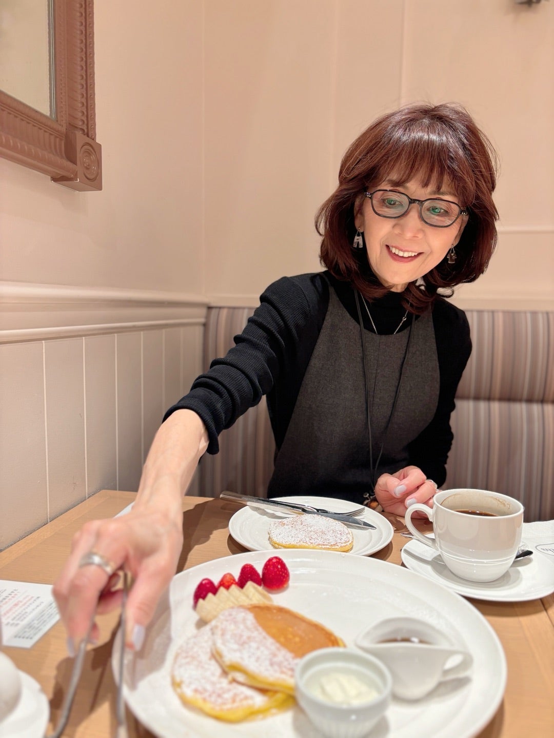 柏木由紀子 食べきれず持ち帰り