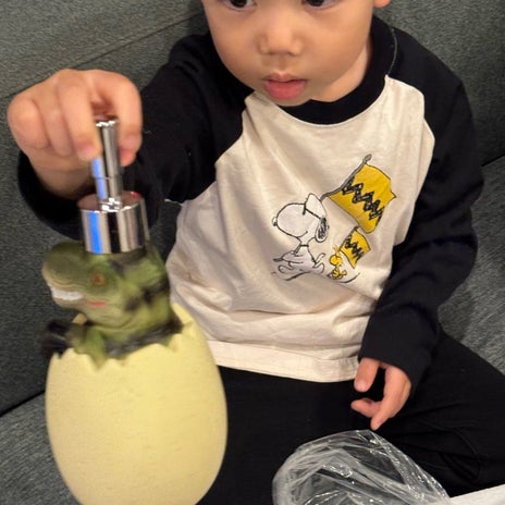 だいた 凄いオマケに食いついた息子の画像