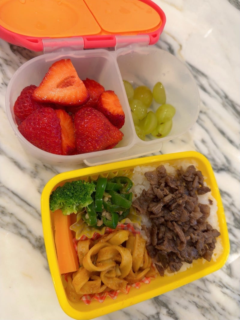 川崎希 長女の彩り豊かなお弁当の画像