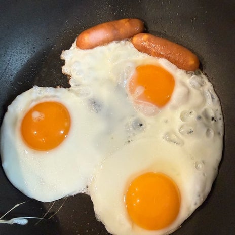 ど緊張の朝でもしっかり食べたご飯の画像