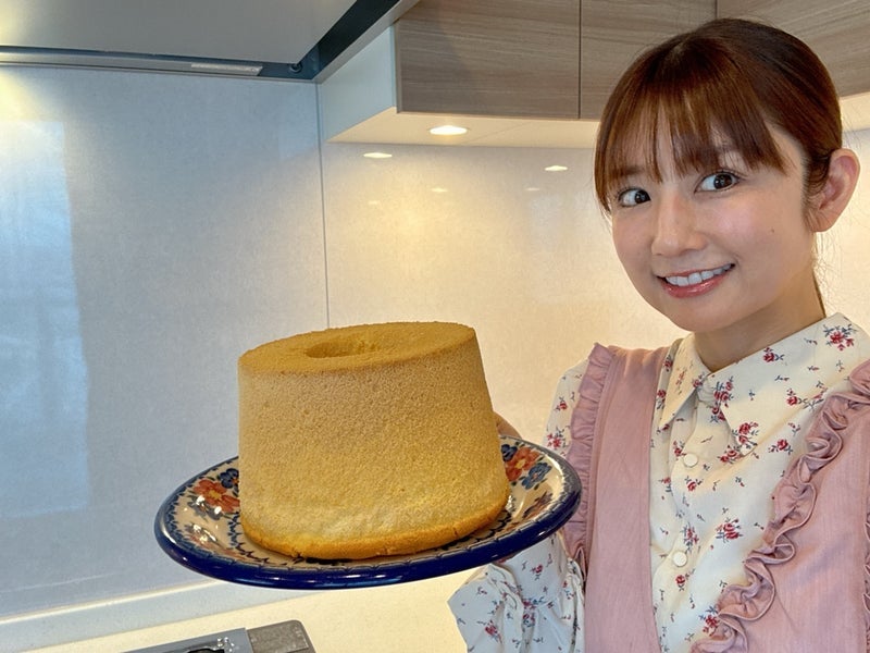 小倉優子 試行錯誤し完成したケーキの画像