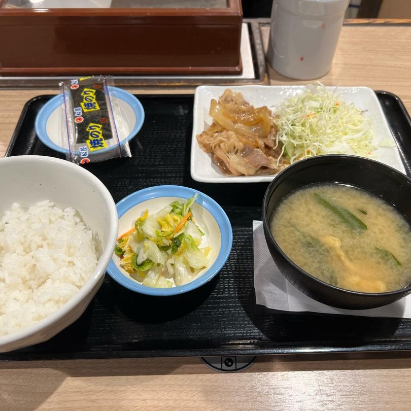 ノッチ 安くて美味な松屋の朝食の画像