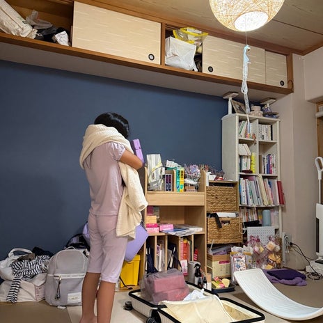 クロ 娘のクセが強い旅行の荷物の画像