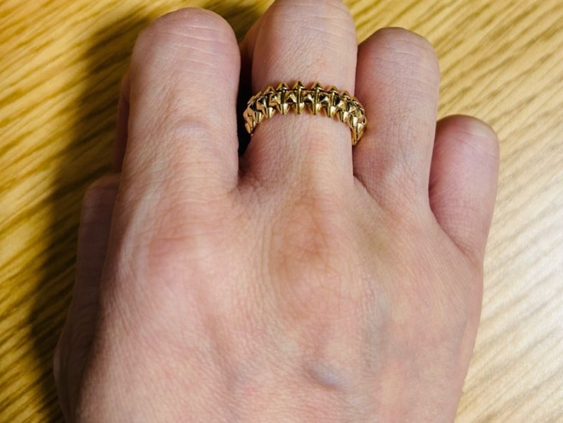 分不相応で恥ずかしい初カルティエの画像