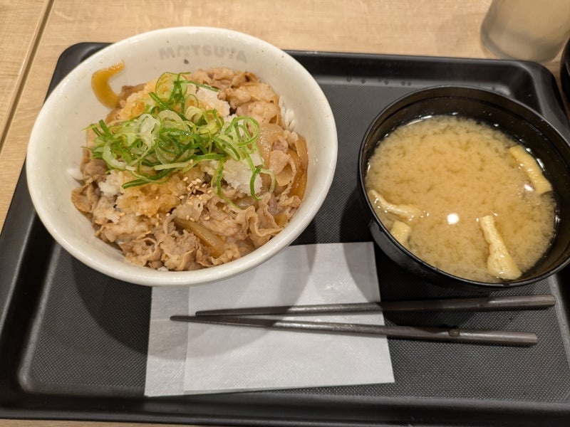 牛丼屋で初めて遭遇した事態
