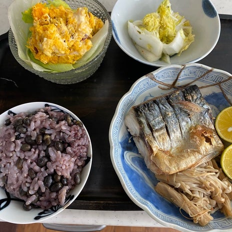 ヨガと買い物を終えてしっかり昼ご飯の画像