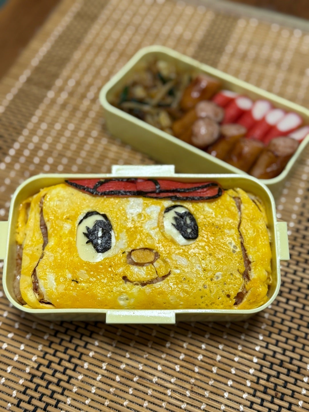 多忙な妻のために作ったお弁当