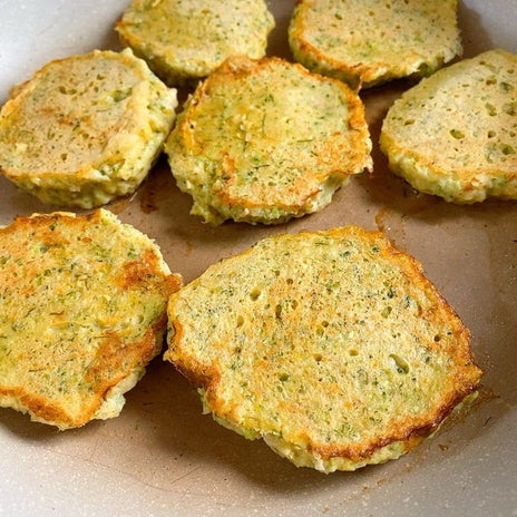 大堀恵 米粉のツナ入りお好み焼きの画像