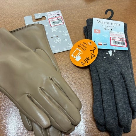 投げ売りで選べなかった二つの手袋の画像