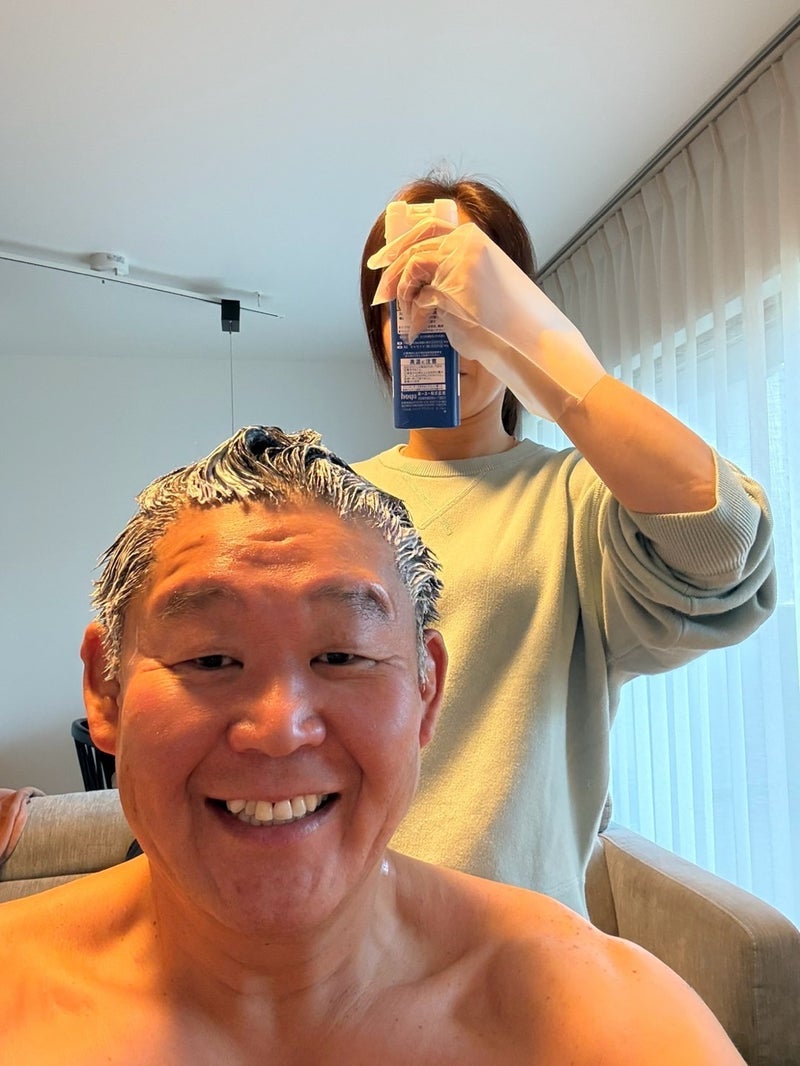 若乃花 ごま塩頭をメンテナンスの画像