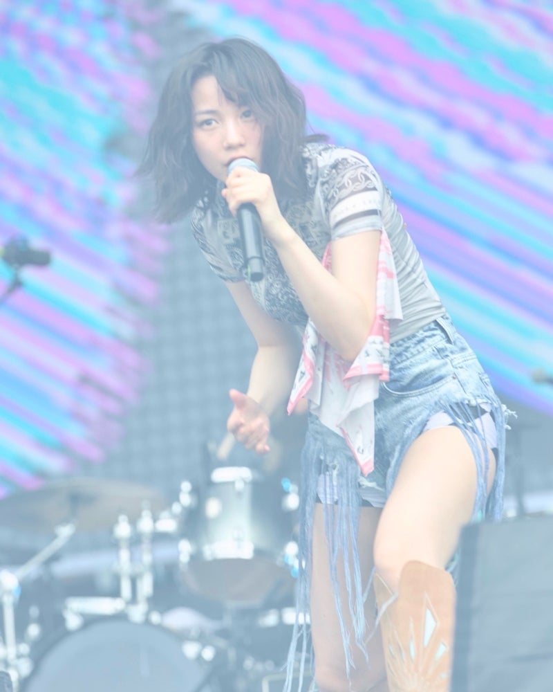 のん フェスでのステージshot