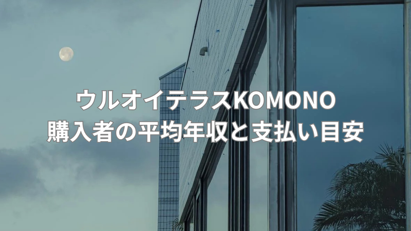 平均年収と月々の支払い目安の画像