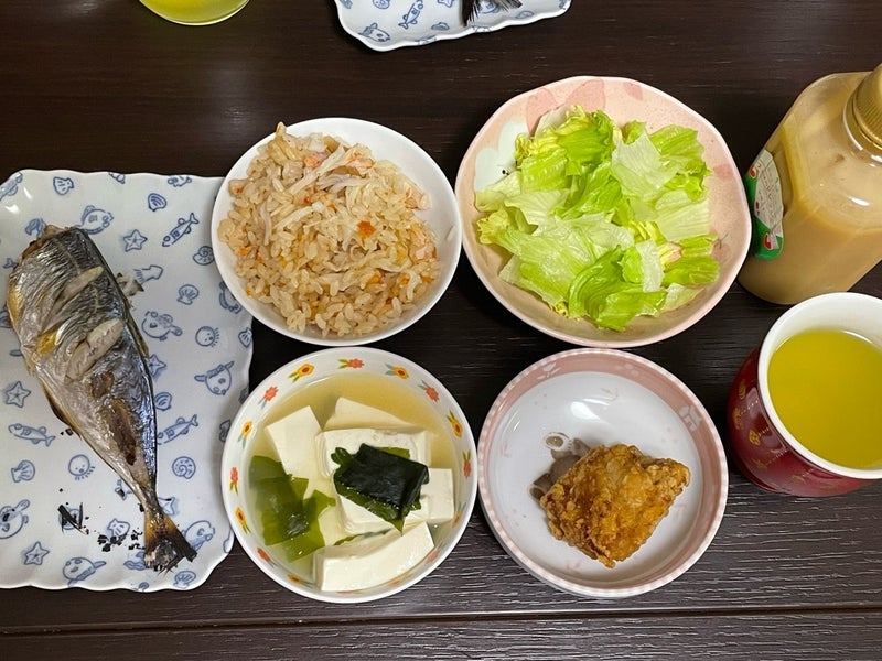 私のために作られた炊き込みご飯の画像