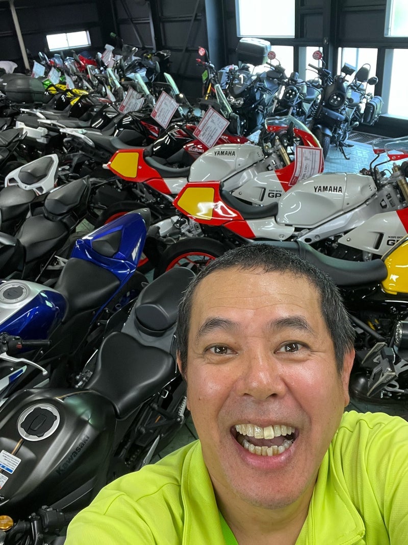 ノッチ 暑い中でのバイクの撮影の画像