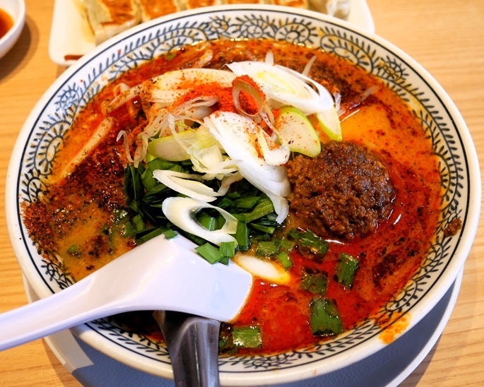 勇気を出して挑戦し止めた担々麺の画像