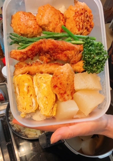 栄養を詰め込んだ父のお弁当