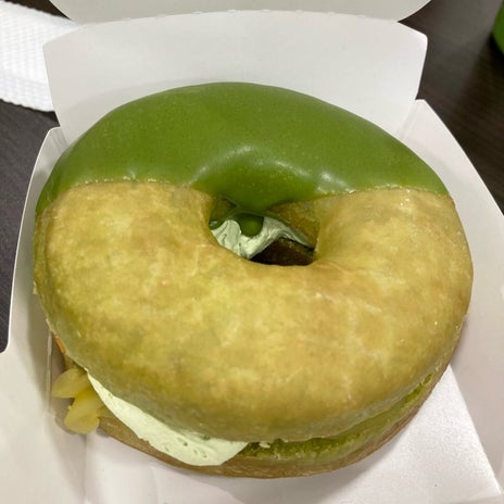 躊躇するも株主優待で買ったドーナツの画像