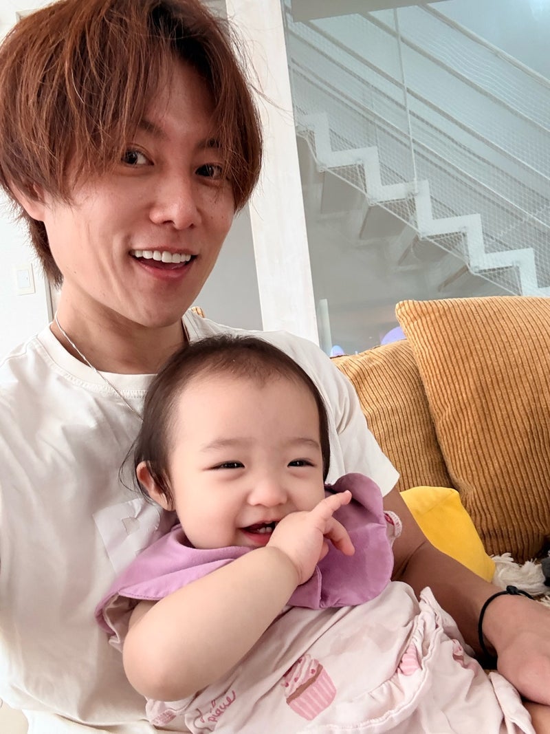 杉浦太陽 1歳次女との大切な時間の画像