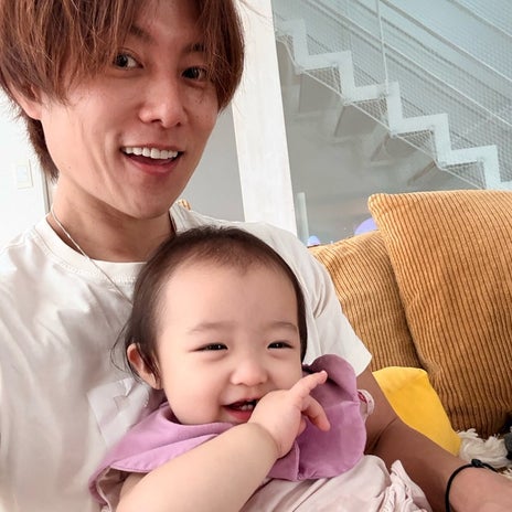 杉浦太陽 1歳次女との大切な時間の画像