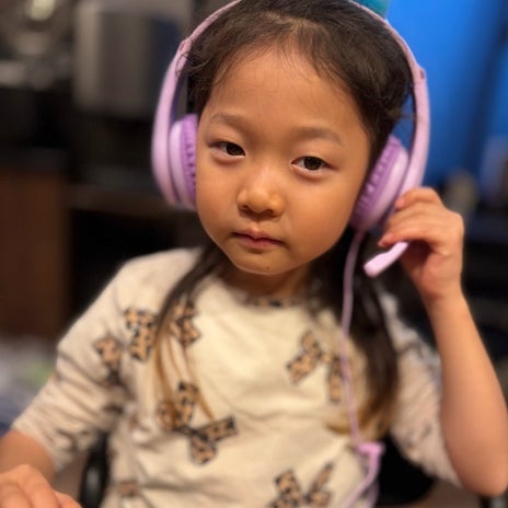 小原正子 届いた娘のヘッドセットの画像