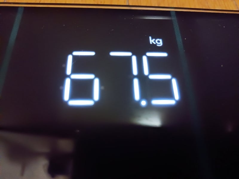 何も食べずに寝たのに増えた体重の画像