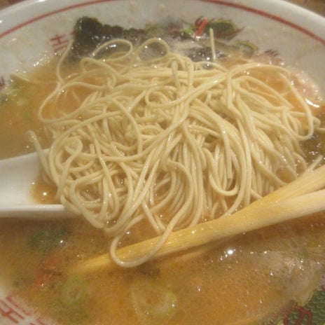替玉もした満腹のラーメンランチの画像