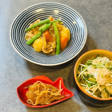 だいた 作り置きなどで豪華な夕食の画像