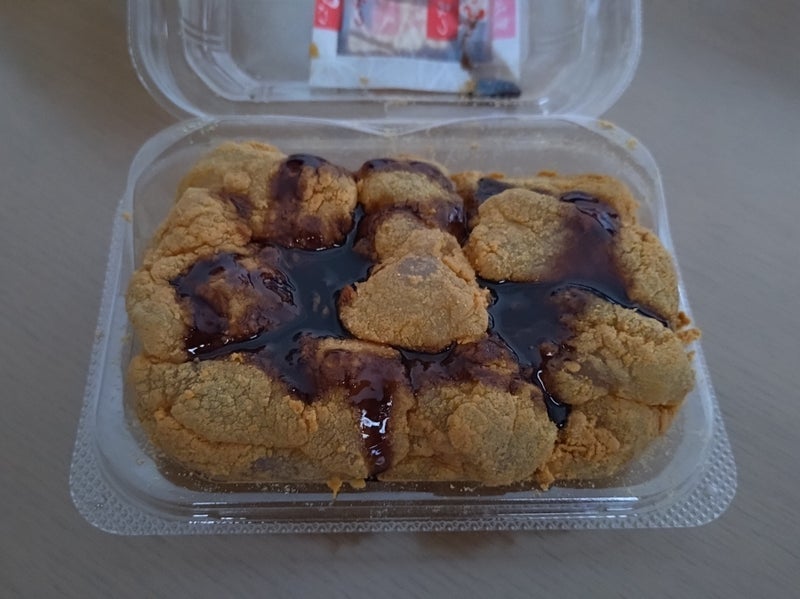 旦那と一瞬で食べた350gの葛餅の画像