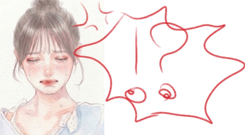 試験勉強で大号泣した中学生の娘の画像